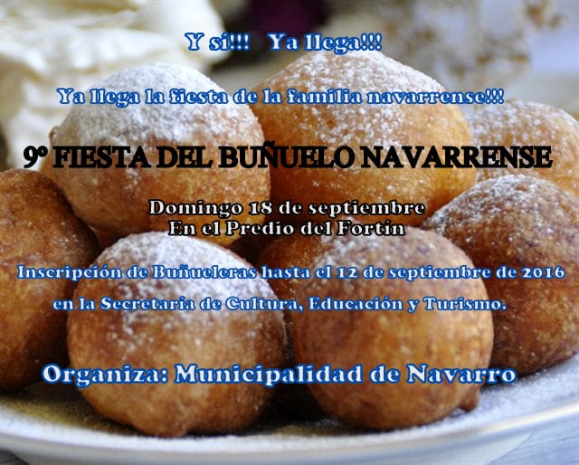 Llega la novena edición de la Fiesta del Buñuelo en Navarro