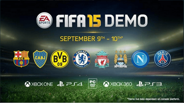 FIFA 15: El demo ya se juega en Xbox y este miércoles llega a PS3 y PS4