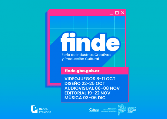 Continúa FINDE, la feria virtual de cultura bonaerense, con la temática Diseño