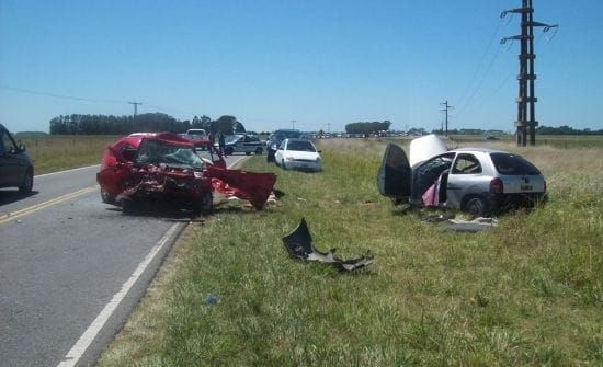 Fatal accidente en Ruta 88: Cuatro muertos 