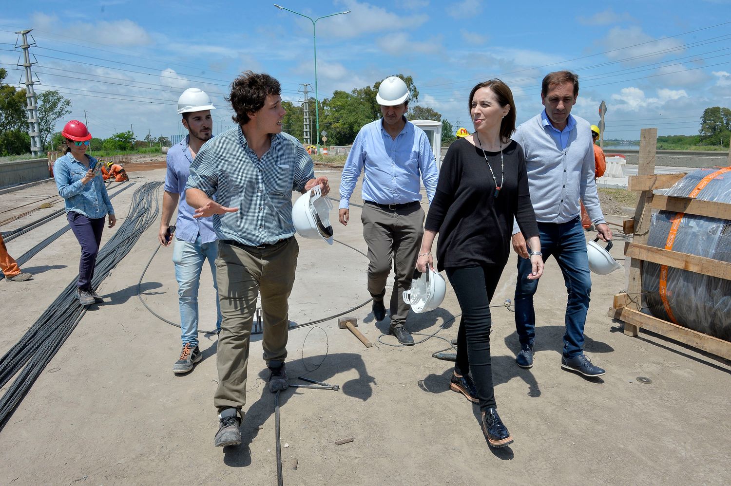 Vidal supervisó obras de infraestructura para evitar inundaciones en La Plata y Ensenada