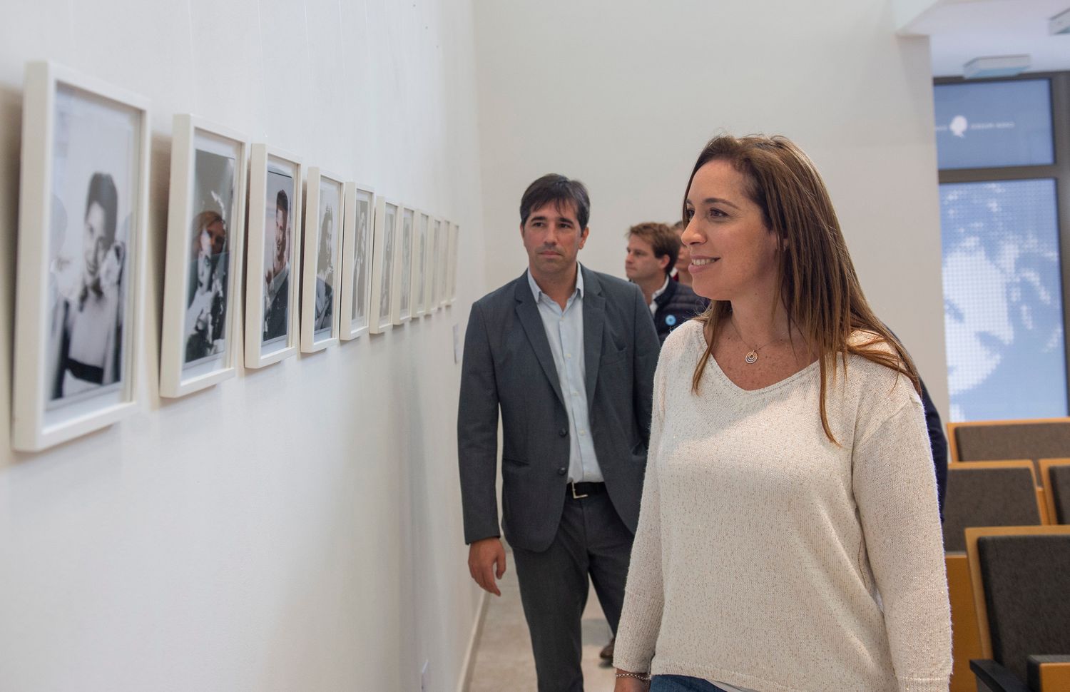 Vidal en Los Toldos: Visitó la nueva casa museo de Eva Perón