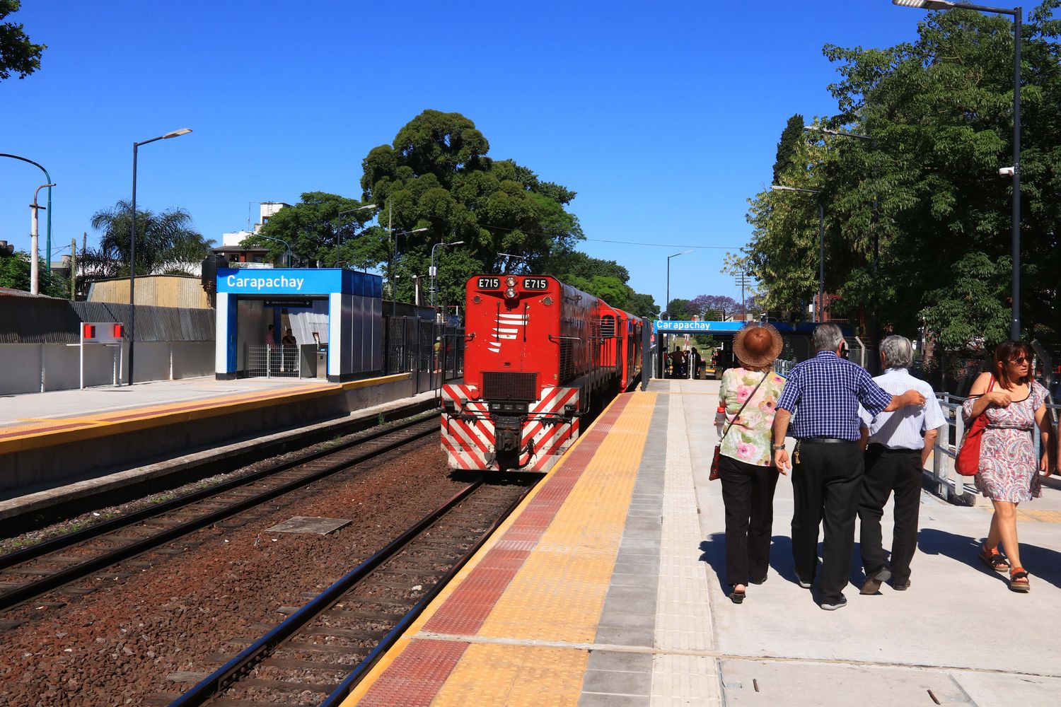 Renovaron la estación Carapachay del tren Belgrano Norte