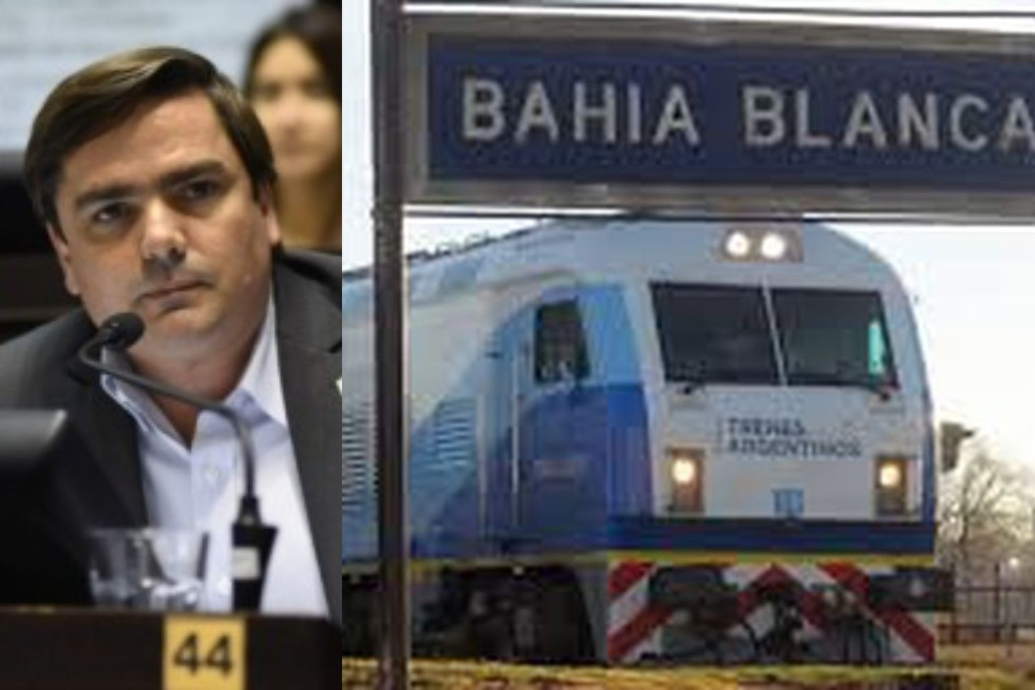 El diputado Emiliano Balbín pide la reactivación del tren de pasajeros que une Bahía Blanca con Punta Alta