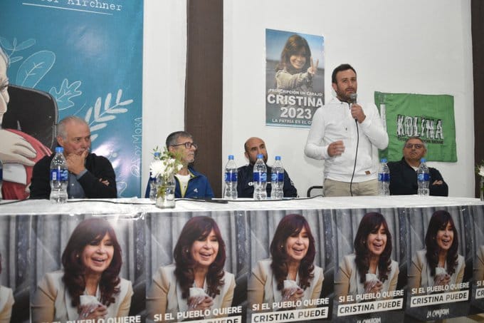 Desde 25 de Mayo, Ralinqueo también clamó por "Cristina presidenta": "Es la principal dirigente del país", dijo