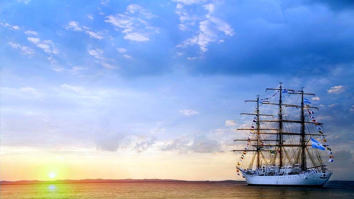Llega la Fragata Libertad a Mar del Plata tras cinco meses de travesía y se podrá visitarla