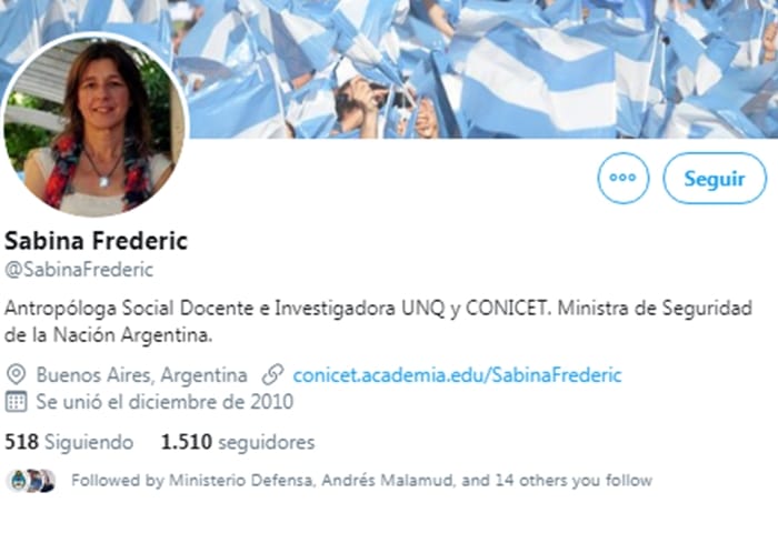 A un día de asumir, hackearon la cuenta de Twitter de la nueva ministra de Seguridad de la Nación