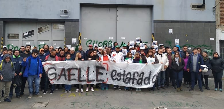 Trabajadores despedidos de Gaelle convocan a un "zapatillazo" en la fábrica de Avellaneda