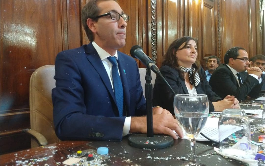 Garro destacó las obras hidráulicas que hizo el municipio en la apertura de sesiones ordinarias de La Plata