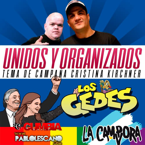 Los Gedes presentaron su nueva cumbia dedicada a Cristina y La Cámpora 