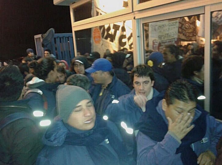 Gestamp: Manifestación de trabajadores frente a la autopartista 