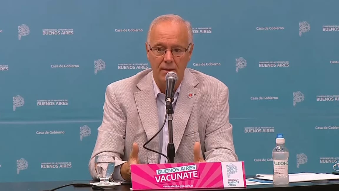 Gollán: “En estos días van a entrar más vacunas para mayores de 60 años”, aseguró el ministro bonaerense