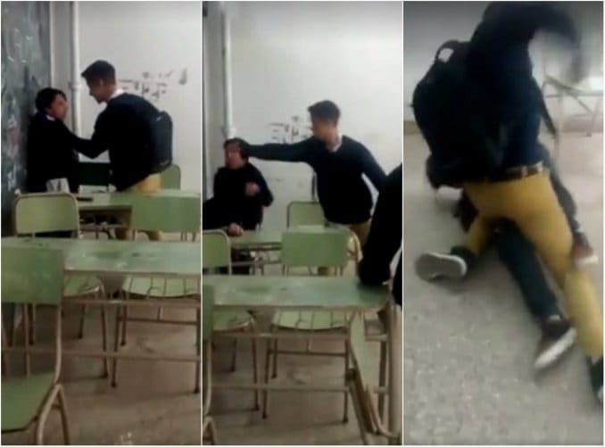 Bullying: El video de una brutal golpiza en una escuela de Zárate