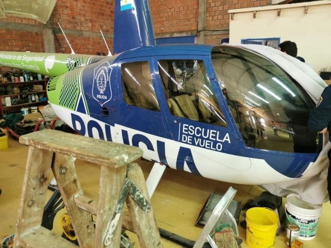 Operativo por narcotráfico: Hallaron en Paraguay un helicóptero ploteado con escudo de la Policía Bonaerense