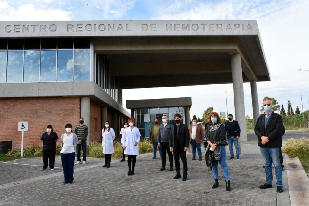 Kicillof y Valenzuela inauguraron el Centro Regional de Hemoterapia en Ciudadela