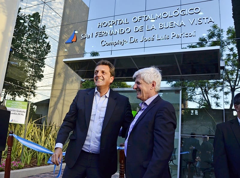 Massa y Andreotti inauguraron el Hospital Oftalmológico de San Fernando