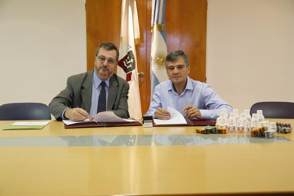 Zabaleta firmó convenio para proveer medicamentos genéricos al municipio de Alem