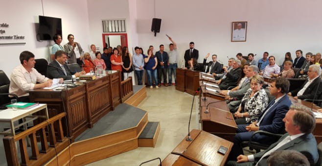 Zárate: Ríos asumió otra vez la presidencia del Concejo Deliberante