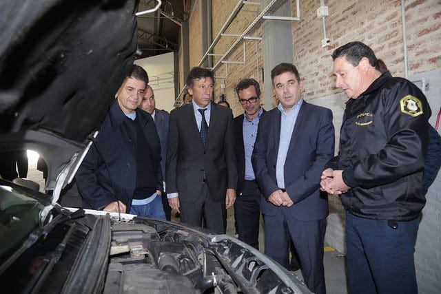 Posse y Ritondo inauguraron una planta verificadora de automotores en San Isidro
