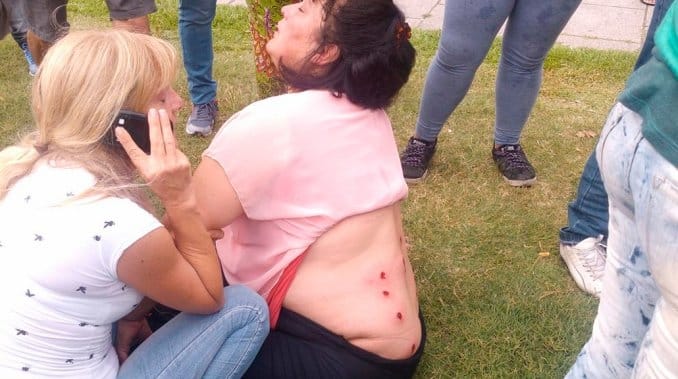 Represión y heridos durante protesta de cooperativistas en La Plata