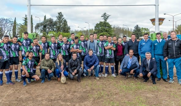 El Intendente Petrecca participó de inauguración de cancha de rugby en cárcel de Junín