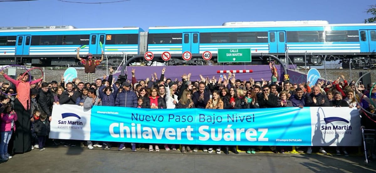 San Martín: Katopodis inauguró un túnel y denunció que Macri "incumplió con la obra"