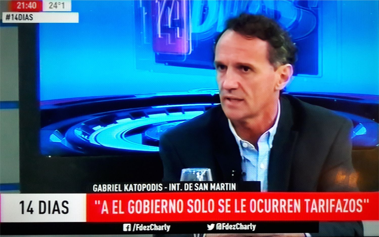 Katopodis en A24: "A Vidal le preocupa saber como hará para llevar en su boleta a Macri"