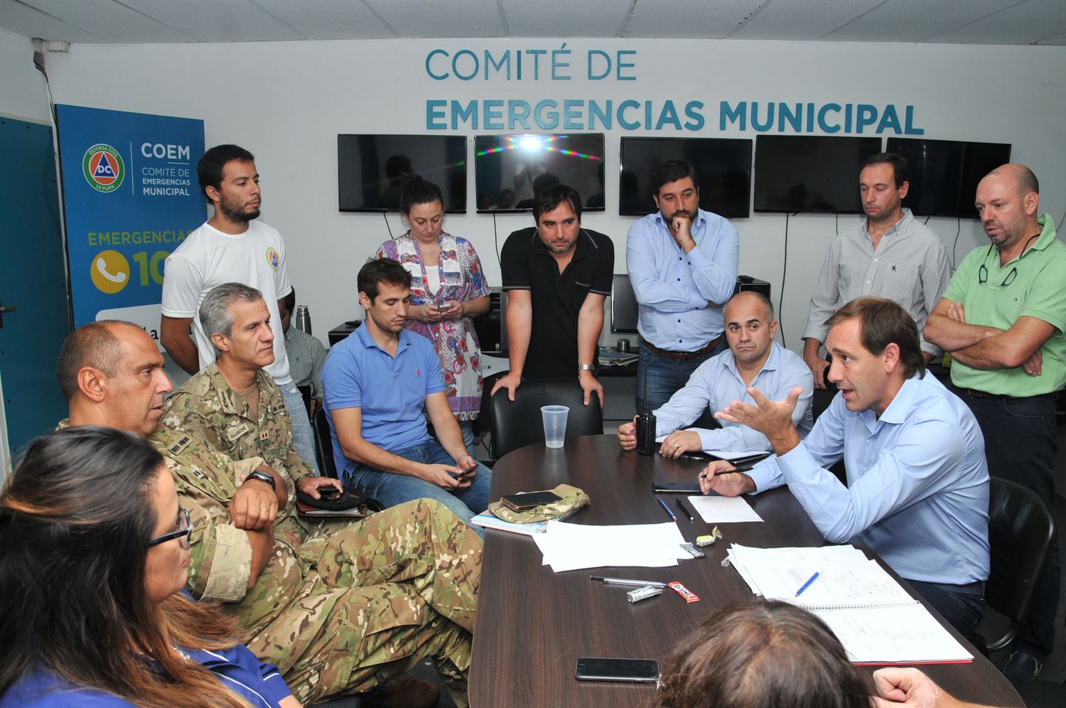 El Ejército reforzó la asistencia a los afectados por el temporal en La Plata