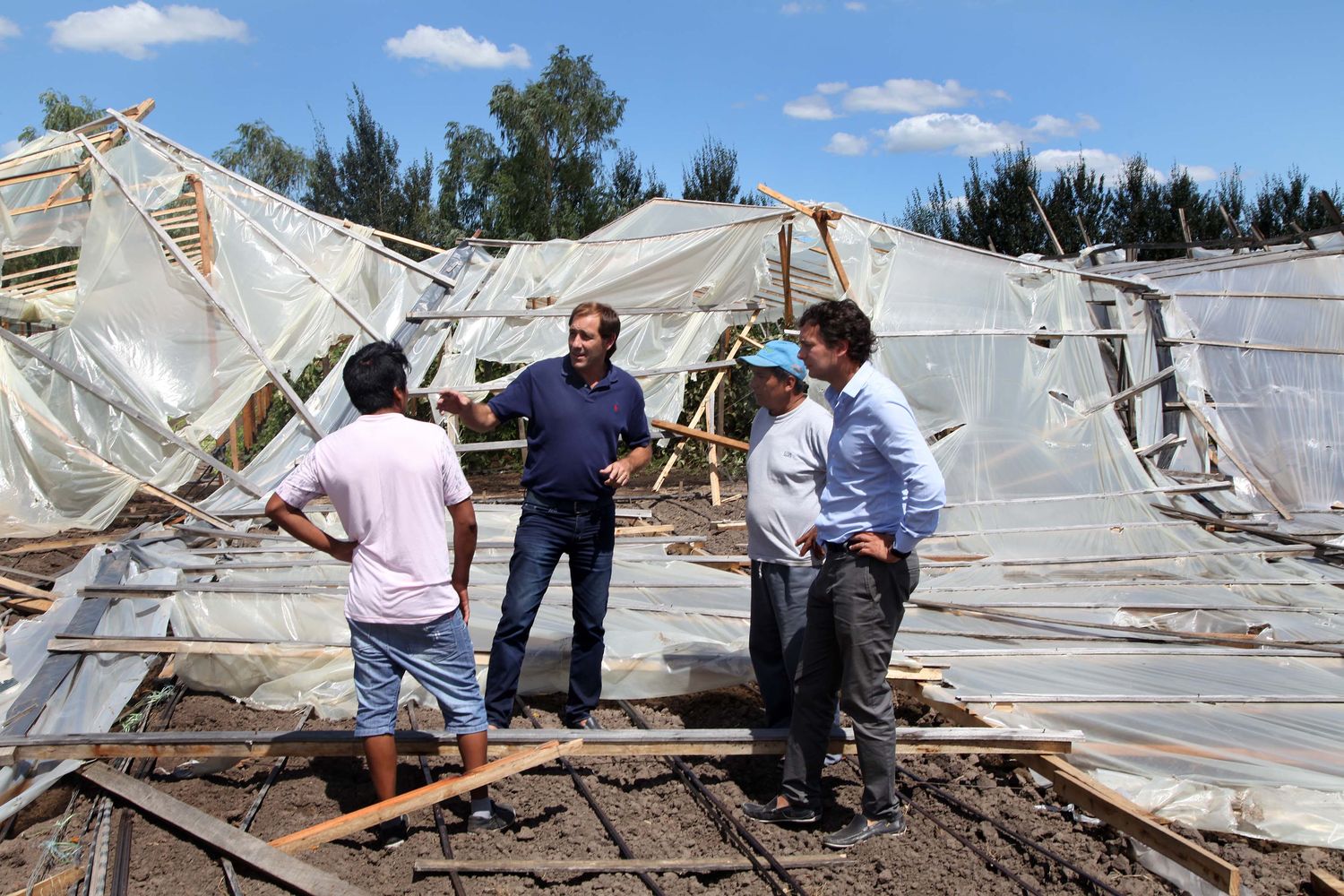 La Plata: Tras el temporal, el intendente Garro decretó la Emergencia agropecuaria