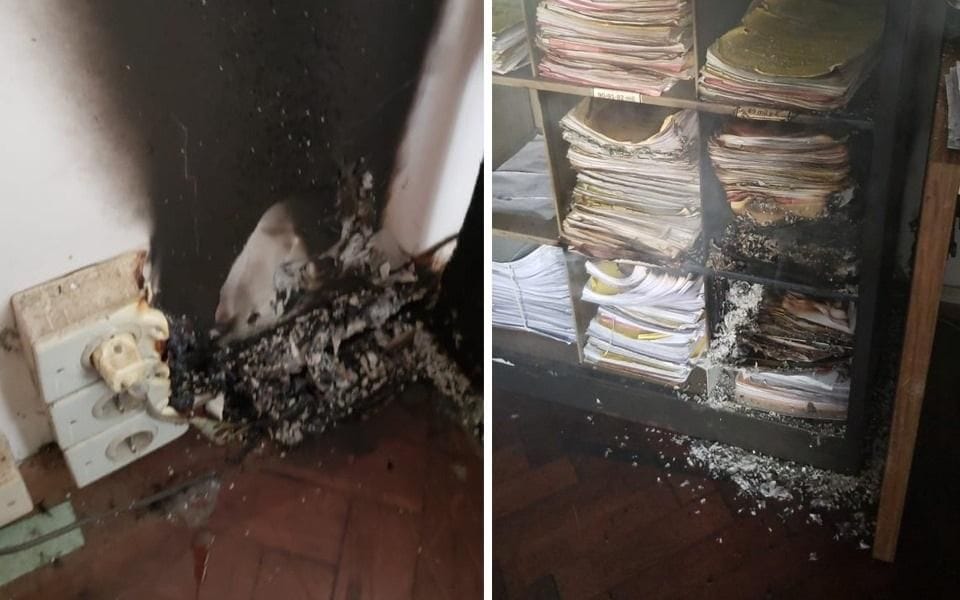La Plata: Principio de incendio en sala de Casación bonaerense destruyó expedientes