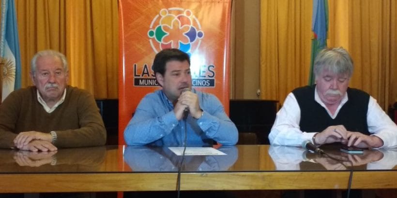 El intendente Canosa presentó oficialmente el festival "Las Flores Canta 2018"