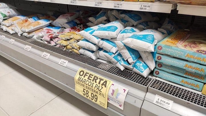 En Marcos Paz venden el sachet de leche a 60 pesos: "Articulamos lo público y lo privado”, dijo el intendente