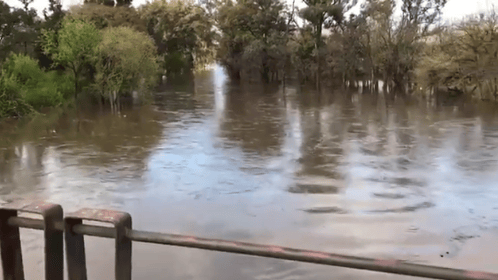 Por la lluvia, subió el Río Luján y hay evacuados