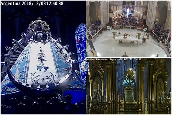 La Virgen de Luján se podrá ver las 24 horas por streaming