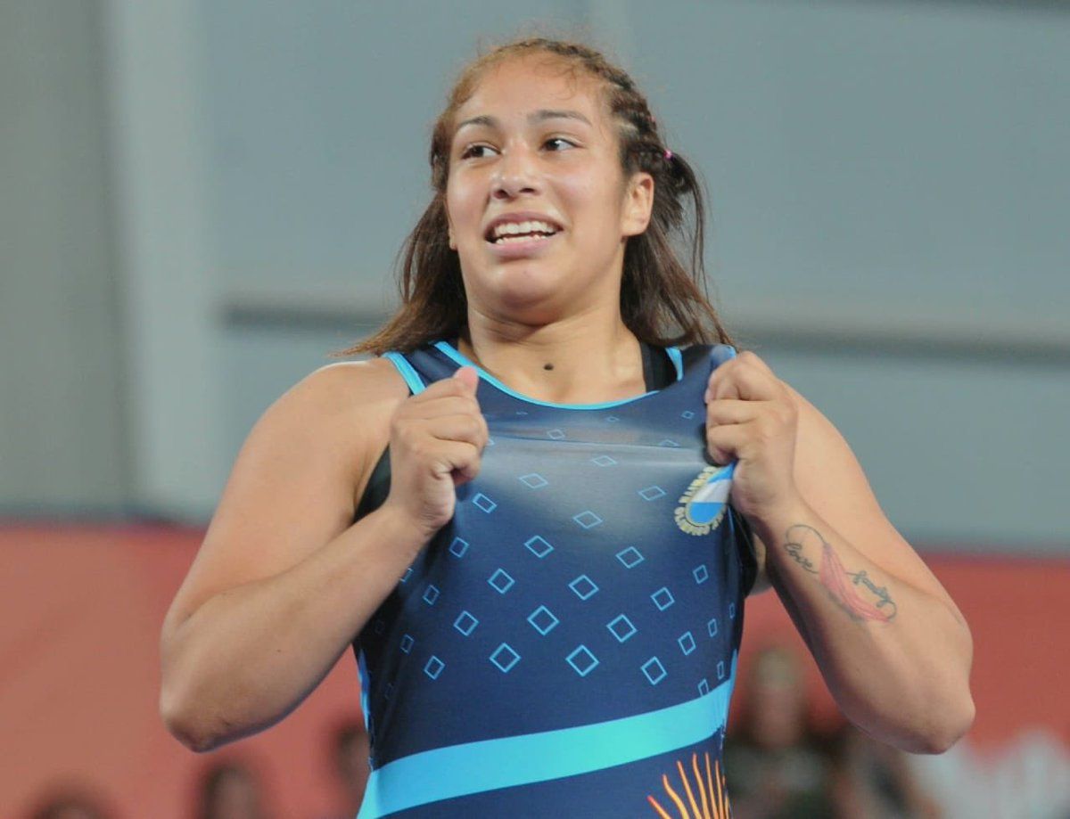 #BuenosAires2018: Linda Machuca, de José C. Paz, ganó la medalla de plata en lucha
