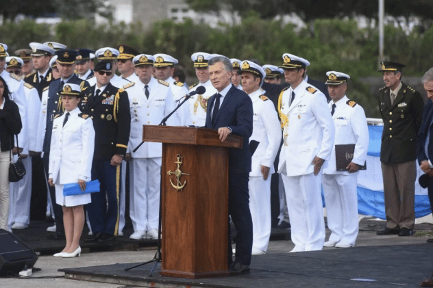Macri homenajeó a los 44 del ARA San Juan: "No los vamos abandonar, vamos a seguir buscando"