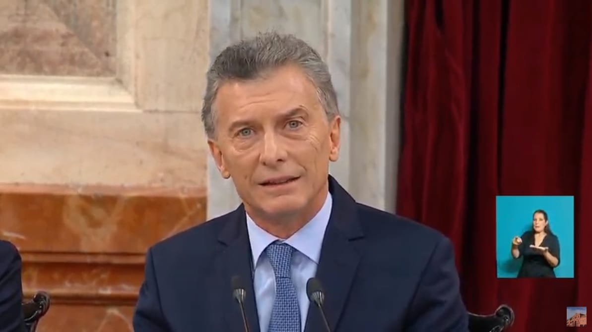 Macri en el Congreso: "Tenemos que estar preparados para enfrentar nuevas tormentas"
