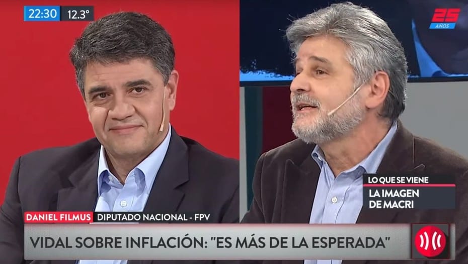 El caliente cruce entre Jorge Macri y Daniel Filmus por la situación económica del país