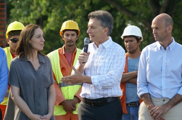 Desde Luján, Macri anunció obras en Ruta 7: "Tenemos un compromiso"