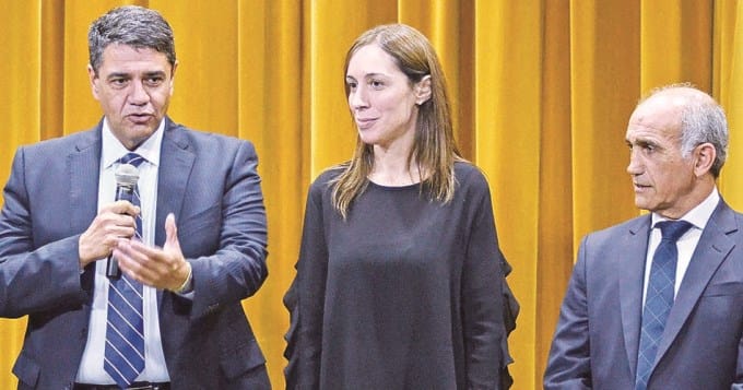 Vidal y Jorge Macri en el primer Foro de Intendentes de Cambiemos