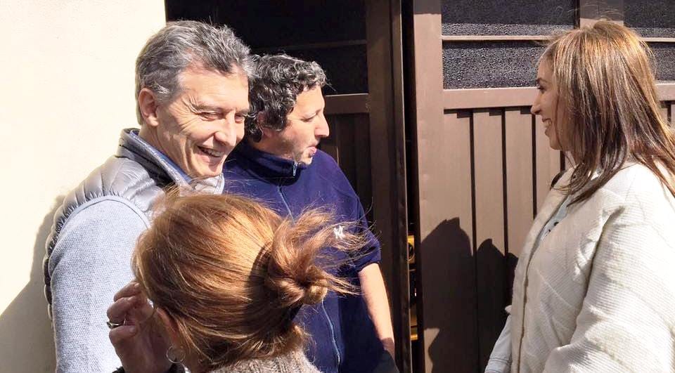 Macri y Vidal salieron de "timbreo" en San Miguel