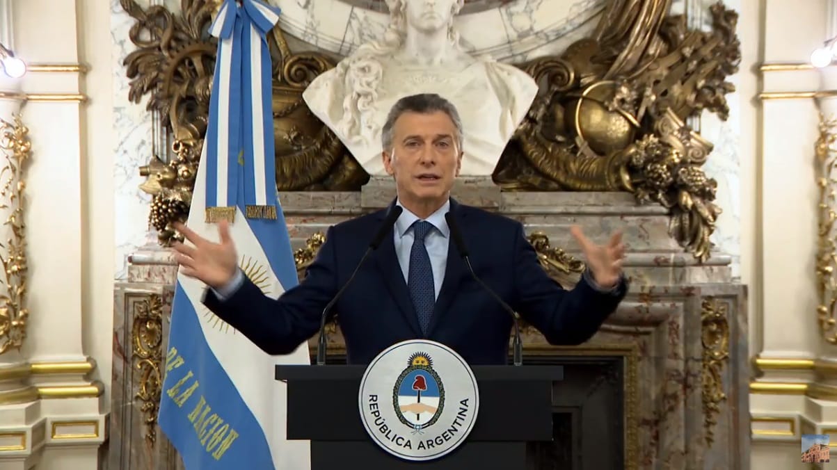 El mensaje de Macri desde Casa Rosada: "Frenamos el camino que nos llevaba a Venezuela"