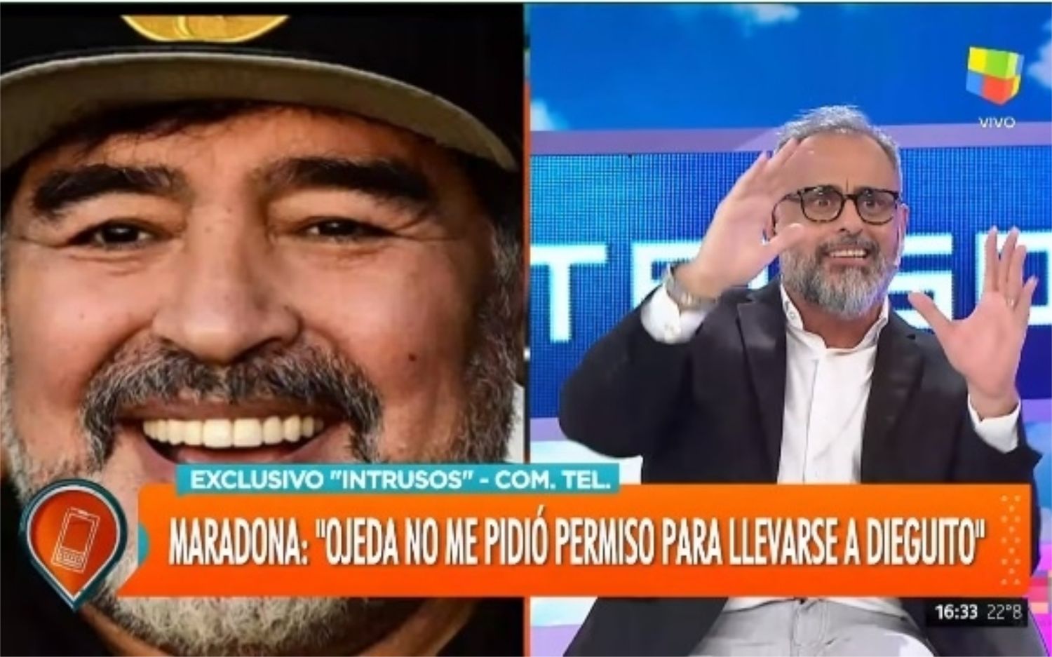 Diego Maradona explotó cuando le nombraron al Intendente de Ezeiza, Alejandro Granados
