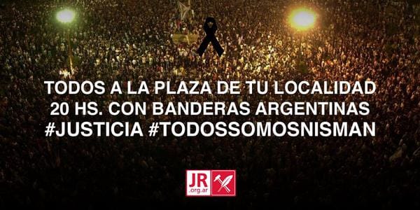 Muerte de Nisman: Convocan a marcha en Plaza de Mayo