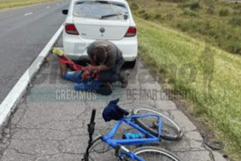 Mar Chiquita: Persiguió y atrapó al ladrón de su bicicleta en la ruta 2