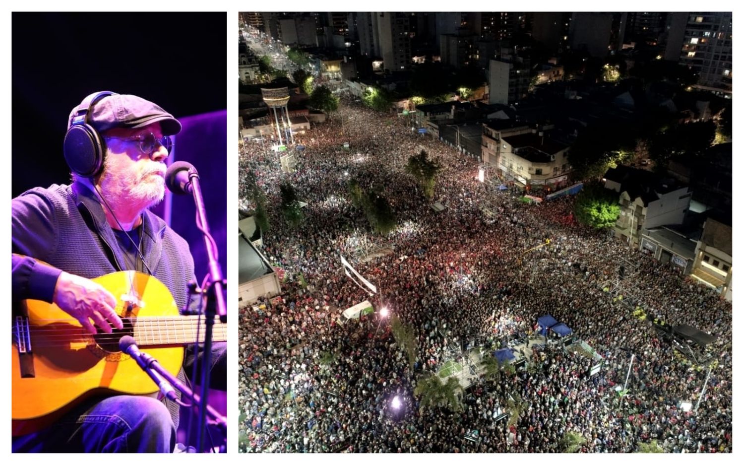 Más de 100 mil personas disfrutaron del histórico recital de Silvio Rodríguez en Avellaneda