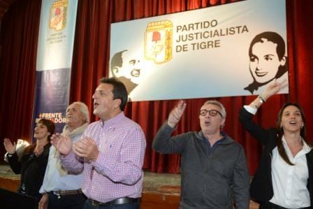 Massa y Zamora celebraron el Día del Militante en Tigre