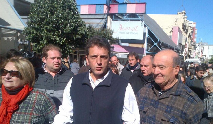 Elecciones 2013: Massa, de campaña por Pergamino y San Nicolás