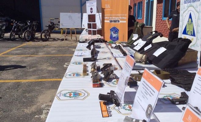 Incautan armas, autos robados y droga en operativos en Zárate, Campana, San Martín y Pilar