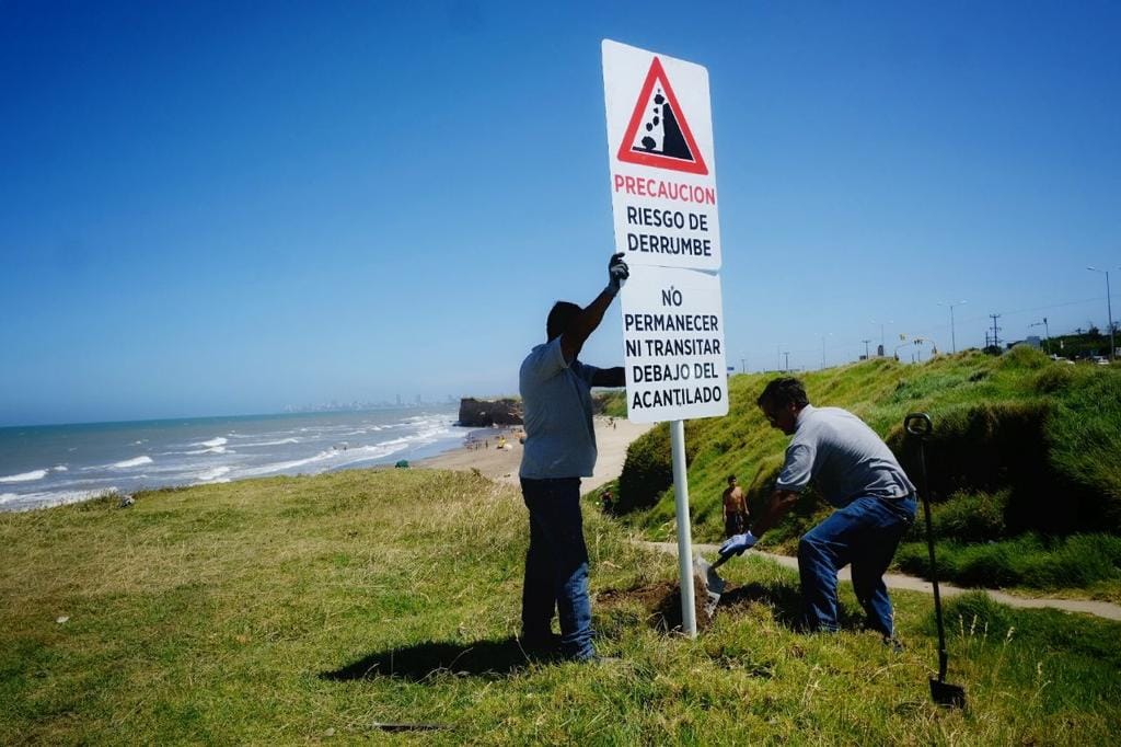 Mar del Plata: Intendente Arroyo mandará a "cerrar" las playas que tengan riesgo de derrumbe